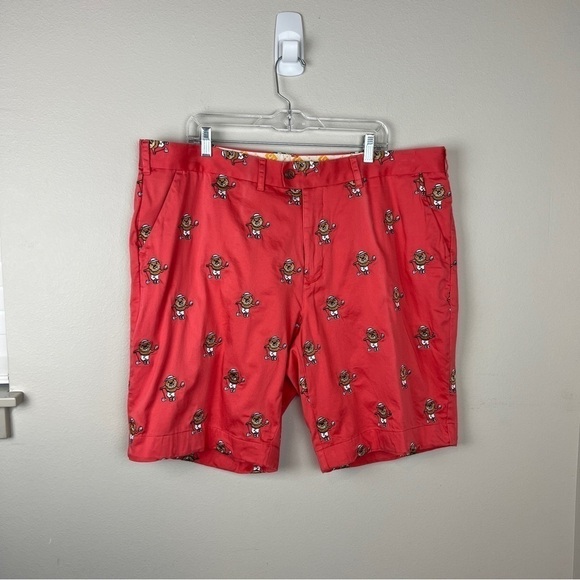 Loudmouth Golf Embroidered Gopher Flat Front Shorts - Picture 2 of 5